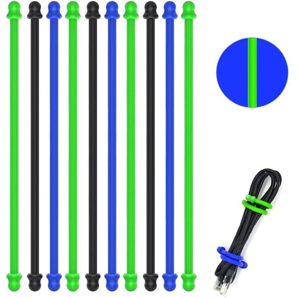 Gear Tie Reusable - 5 sztuk oryginalnych silikonowych opasek z