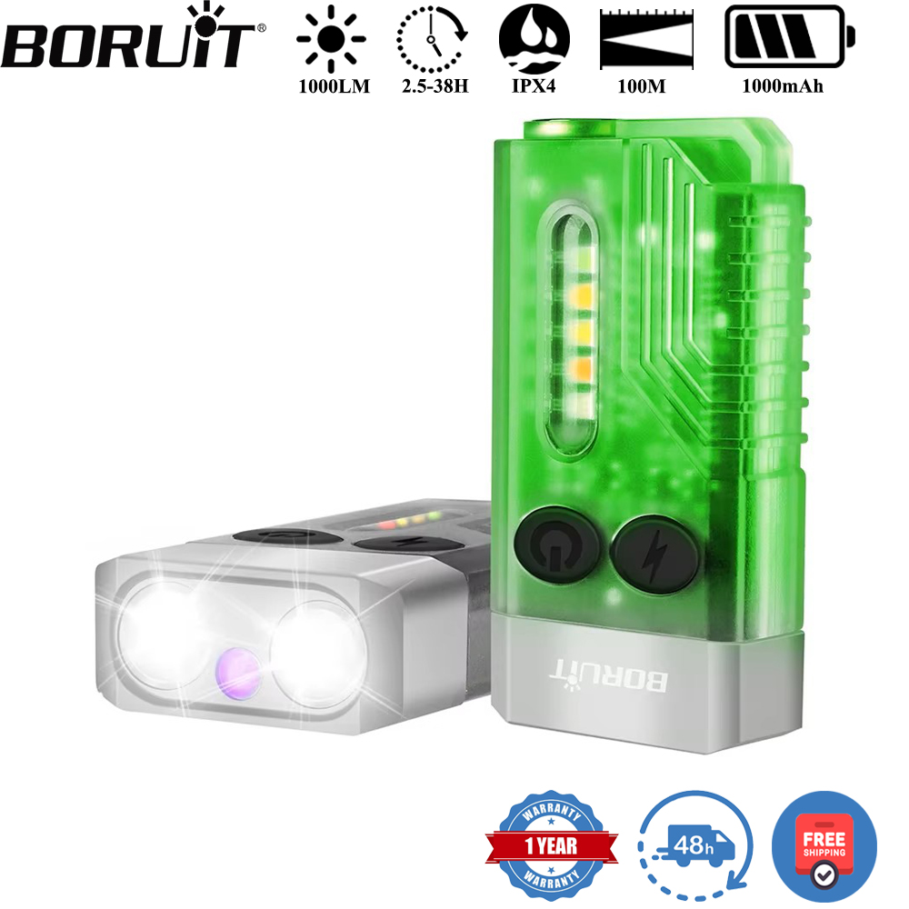 Keychain Flashlight - Latarka brelok BORUiT V10 UV LED