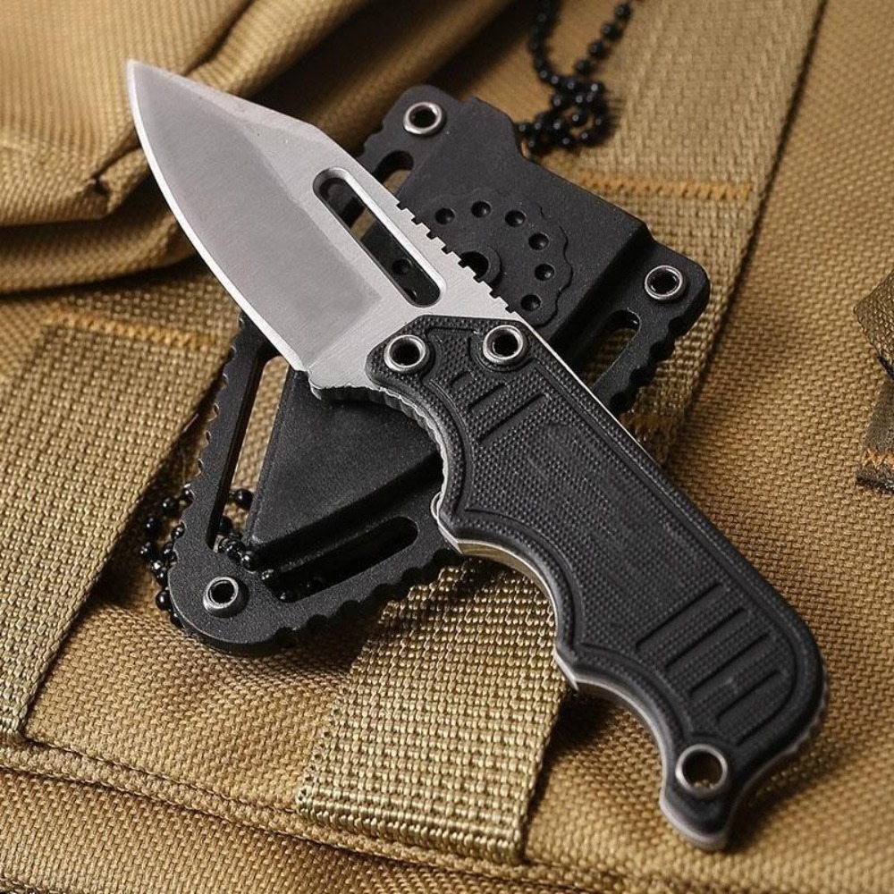 Przenośny nóż na szyję z pochw – Edc Carry Fixed Blade Knife recenzja i cena