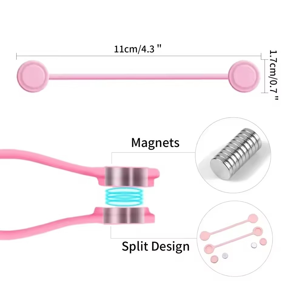 Silikonowe magnetyczne opaski  – Gear Tie Reusable recenzja i cena