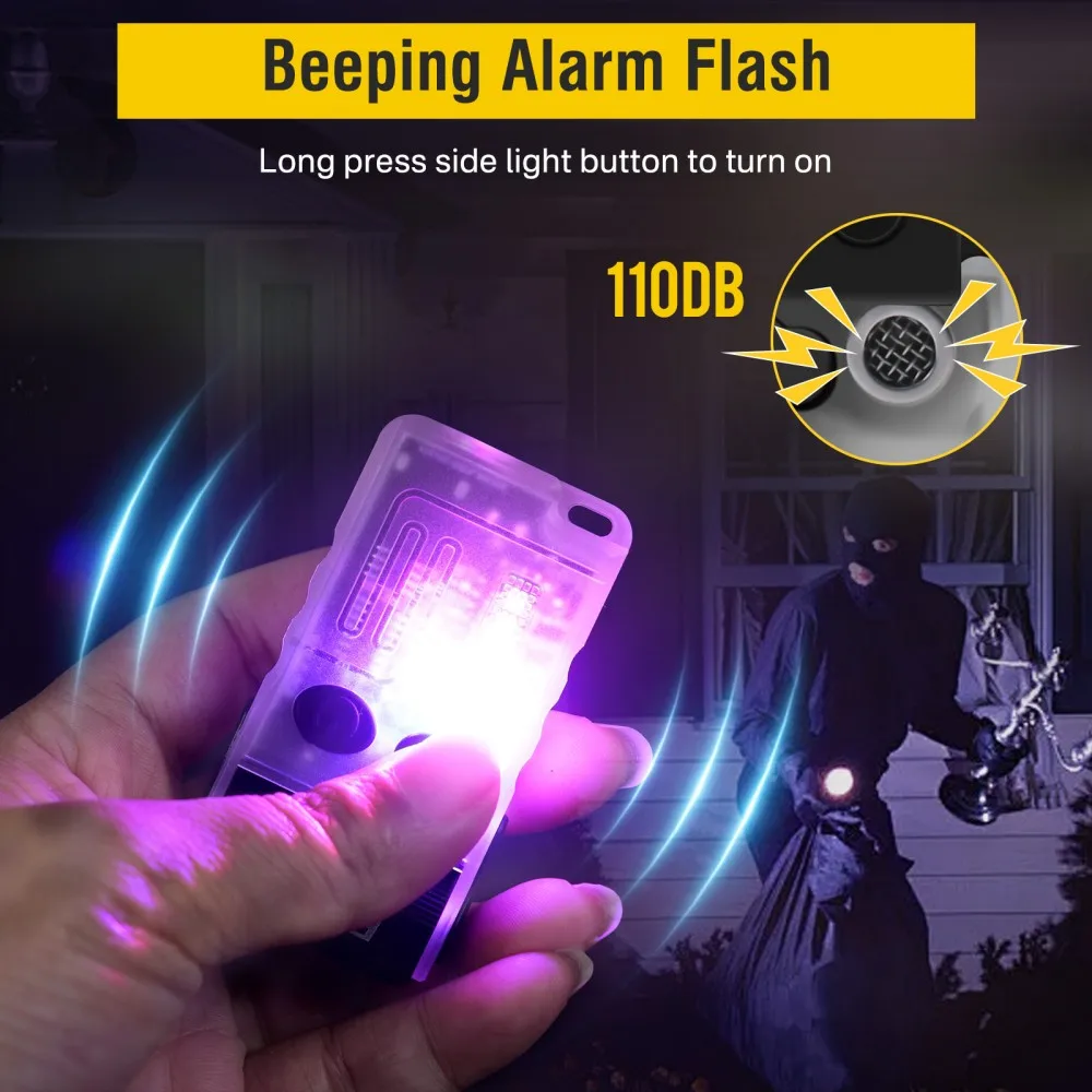 BORUiT V20 Buzzer EDC LED Brel – Keychain Flashlight recenzja i cena